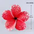 3 1/2[ Handmade Artificial Plumeria Flower Hair Pick